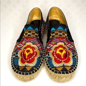 Gorgeous Embroidered Johnny Was Espadrilles